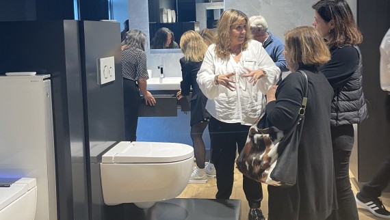 Apresentação AquaClean Alba no showroom de Lisboa