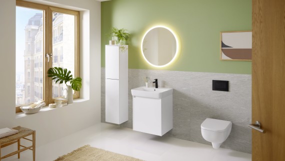 A série para casa de banho Geberit Selnova A série para casa de banho Geberit Selnova