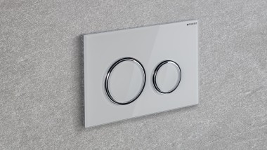 Geberit Sigma21 em vidro branco