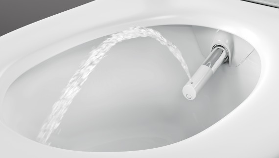 Geberit AquaClean Sela com sistema de duche WhirlSpray