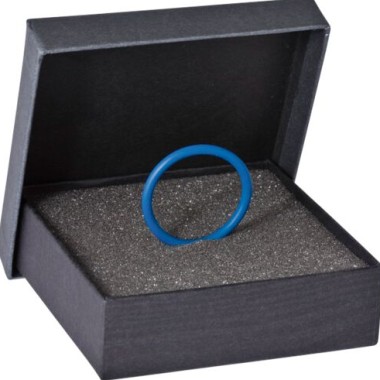 O-ring azul na caixa