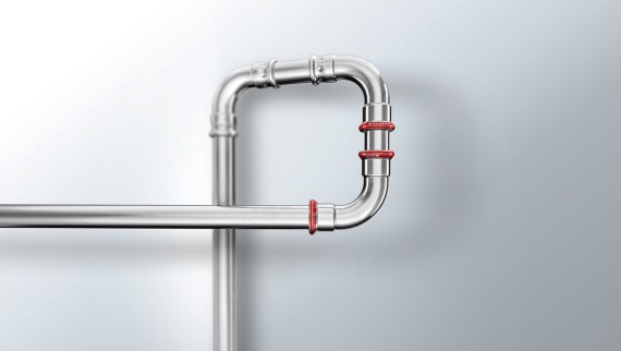 Geberit Mapress Aço Carbono é adequado para instalações com circuitos fechados