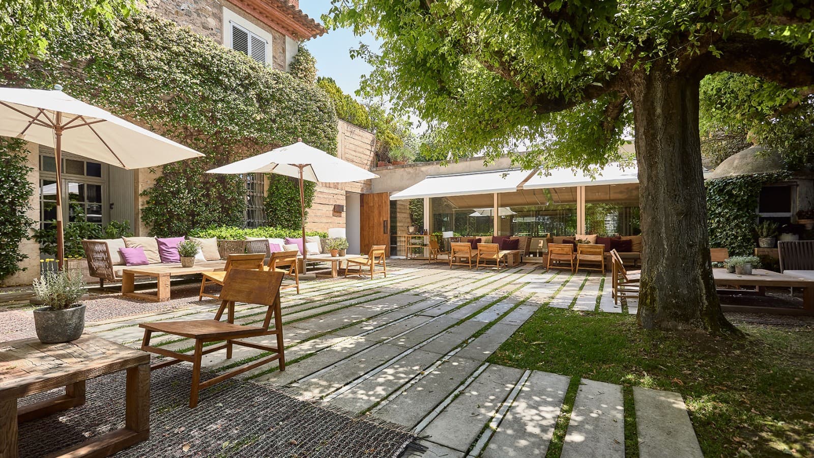 O terraço de El Celler de can Roca