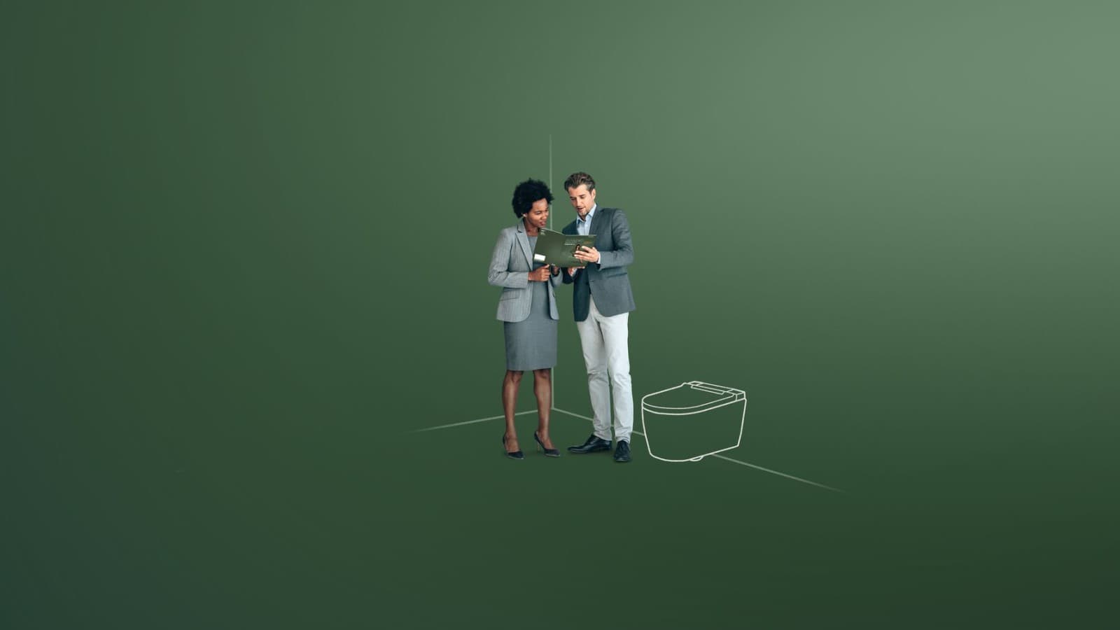 Geberit AquaClean 360° serviço completo exclusivo