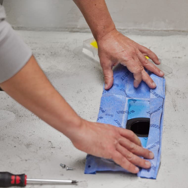 Tela laminada de impermeabilização pré-montada na fábrica Tela laminada de impermeabilização pré-montada na fábrica
