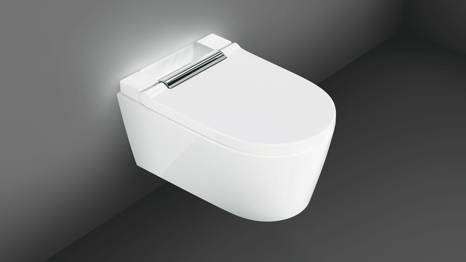 Geberit AquaClean Sela com luz de orientação Geberit AquaClean Sela com luz de orientação