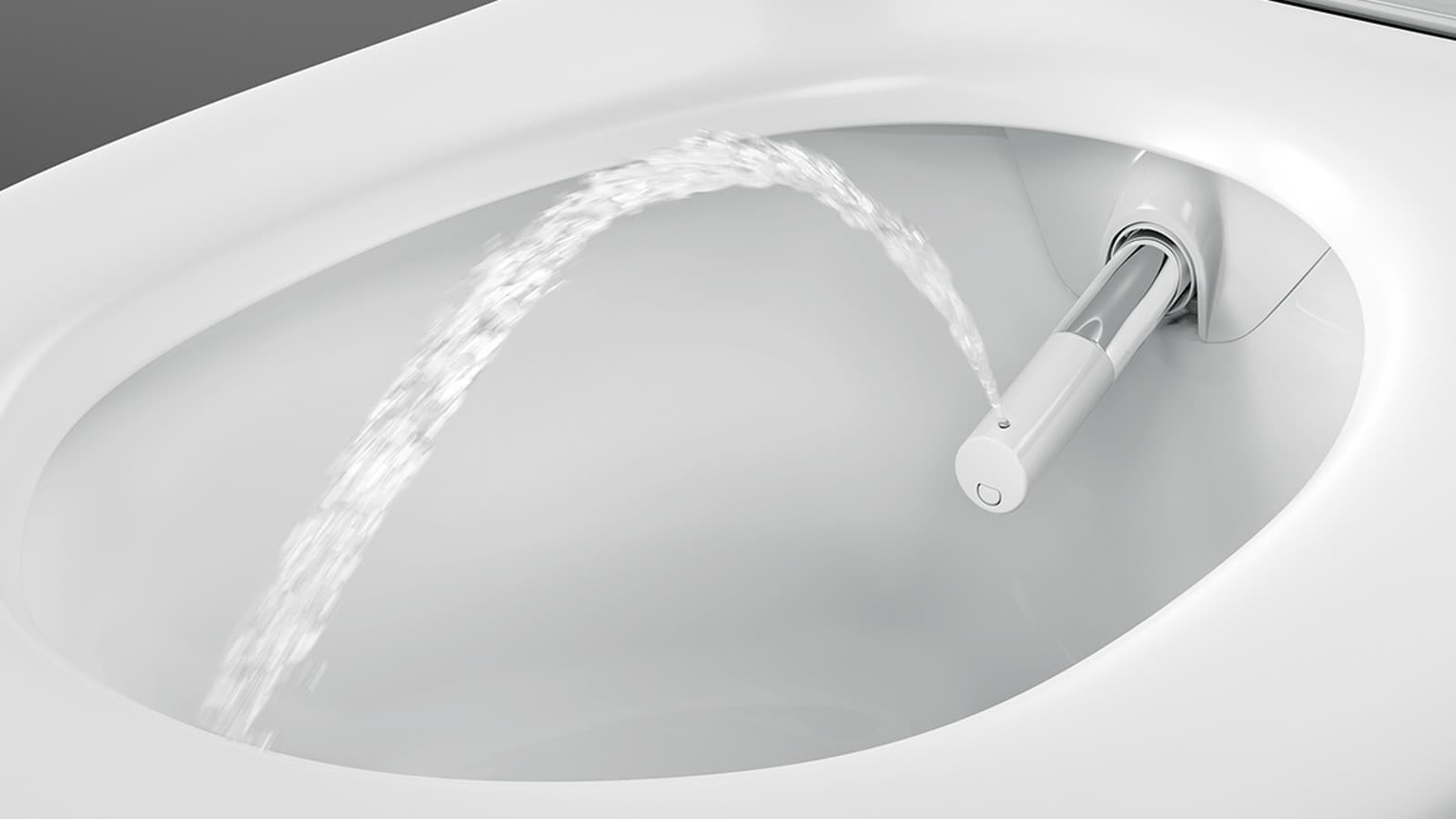 Tecnologia patenteada WhirlSpray para o duche