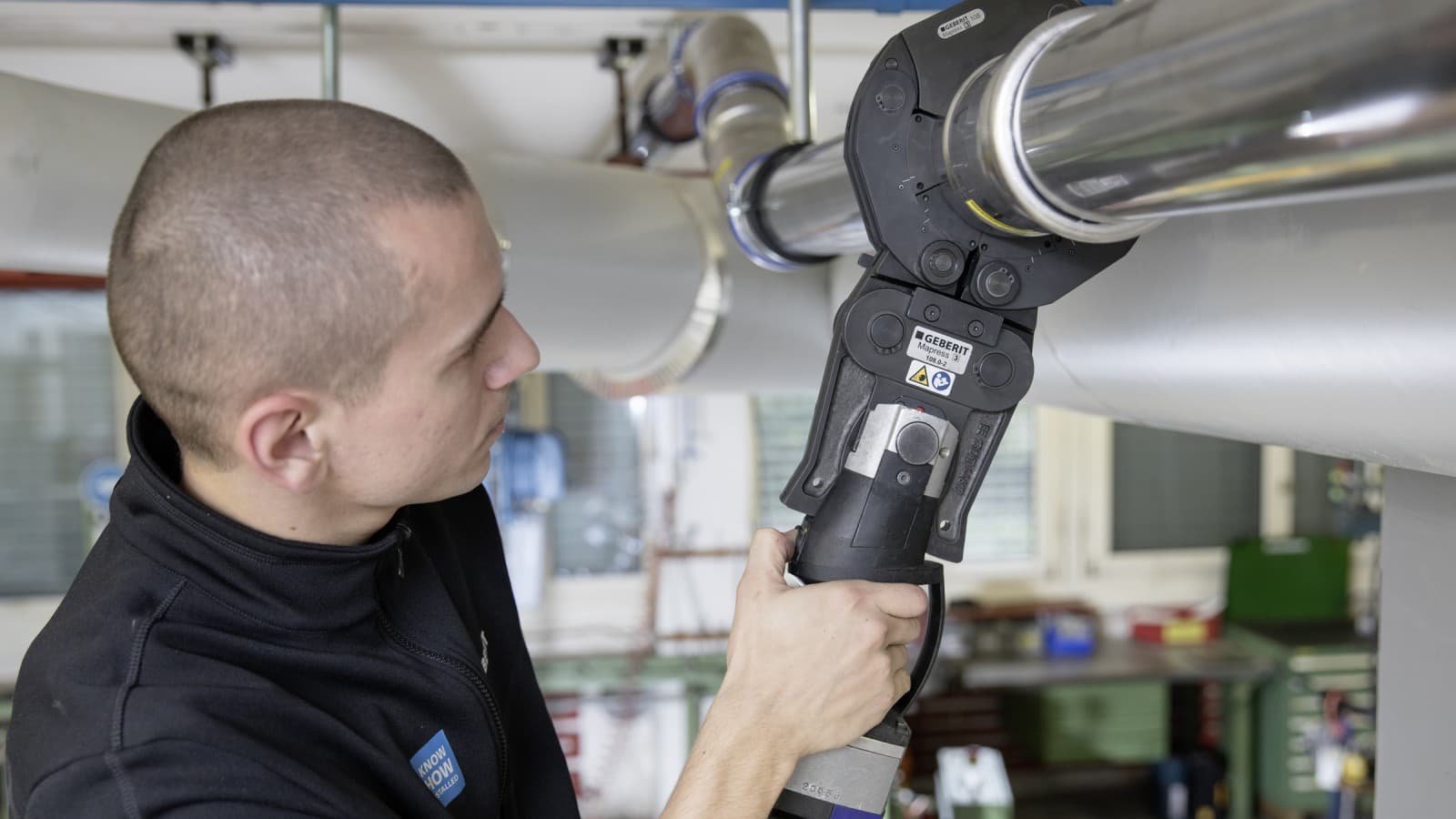 Perfeitamente coordenados: Acessório e mordaça de união por compressão Perfeitamente coordenados: Acessório e mordaça de união por compressão