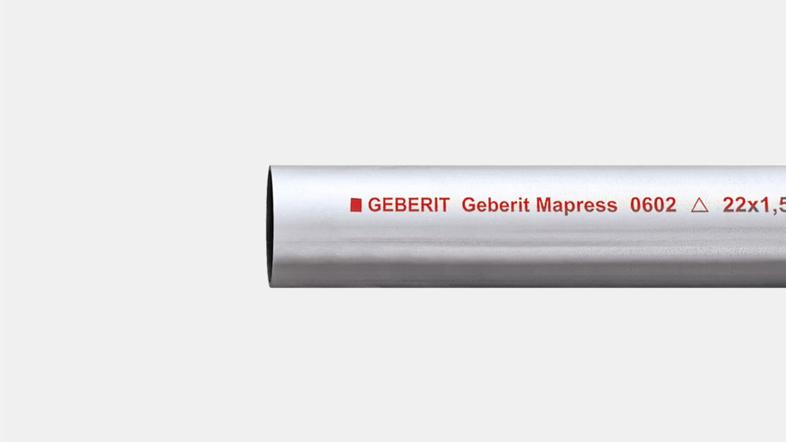 Tubo Geberit Mapress Aço carbono, com exterior galvanizado Tubo Geberit Mapress Aço carbono, com exterior galvanizado