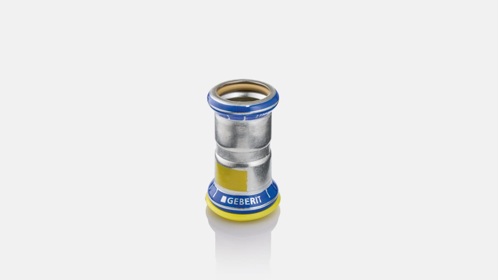 Acessório de compressão Geberit Mapress Aço inox para instalações de gás Acessório de compressão Geberit Mapress Aço inox para instalações de gás