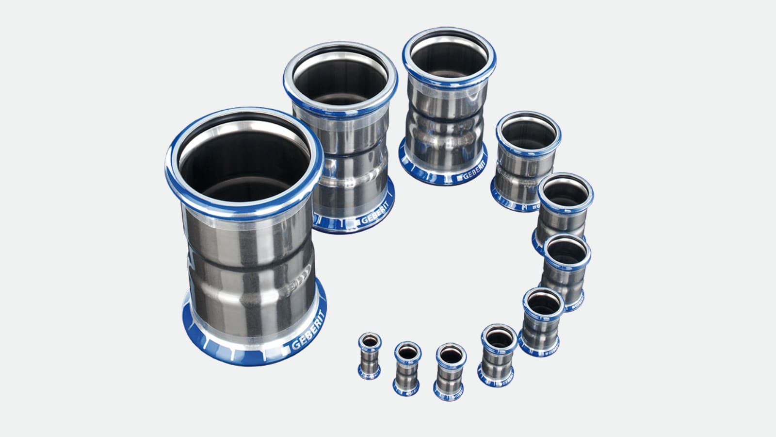 Dimensões dos acessórios de compressão Geberit Mapress Aço inox Dimensões dos acessórios de compressão Geberit Mapress Aço inox